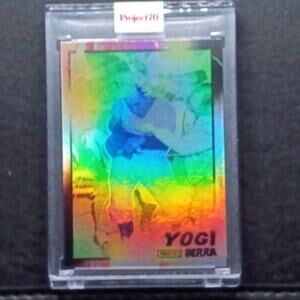 Topps Project 70 Rainbow Foil Card 844 65/70 Yogi Berra by New York Nico